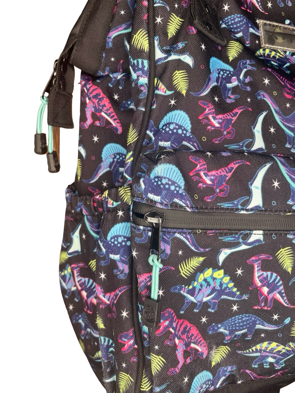 Sipsey Wilder Cosmic Dinos Glow In The Dark Kids School Backpack Dinosaur — image 5 of 8